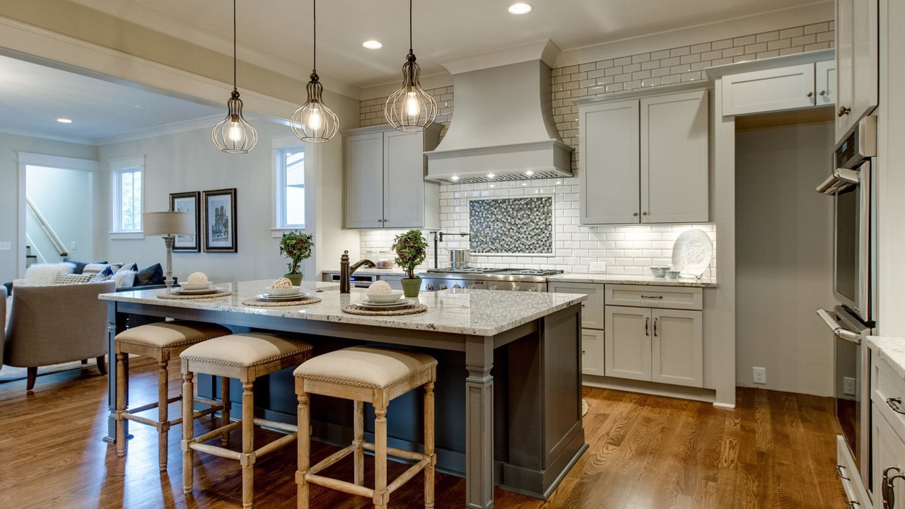 White shaker cabinetry